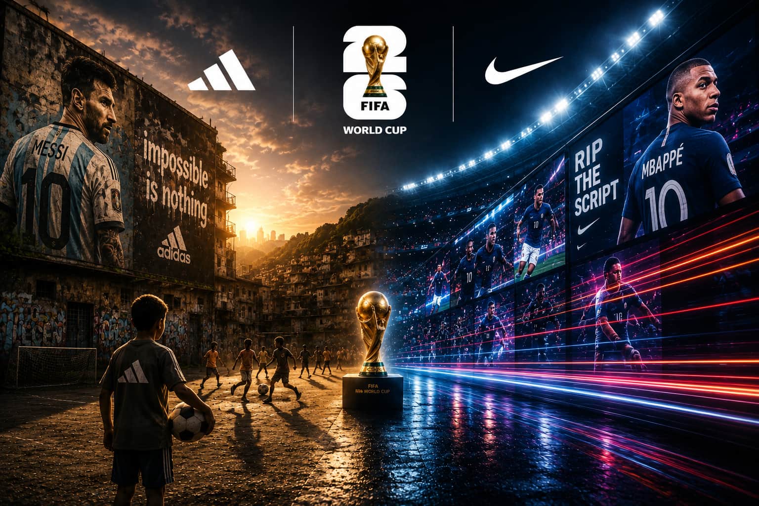 نايكي ضد أديداس في كأس العالم: استراتيجيتان على منصة عالمية واحدة | Aimstyle Graphics