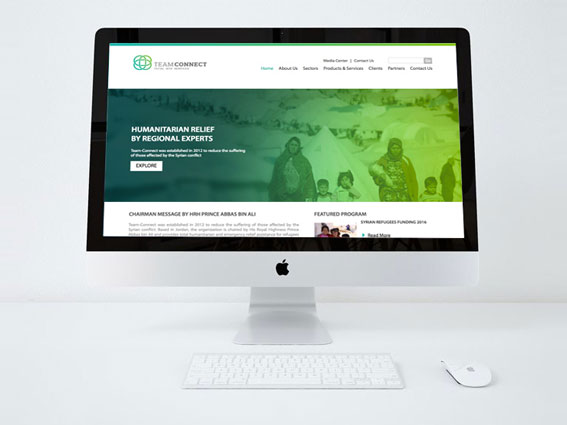   Aimstyle تبتكر الهوية التعريفية والمنصة الإلكترونية لـ Team Connect  | Aimstyle Graphics
