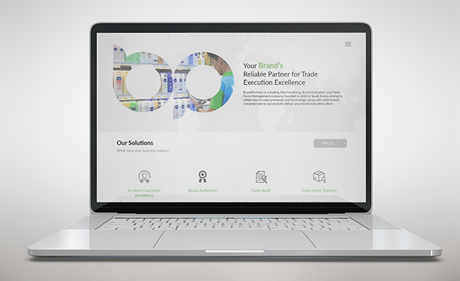 رؤية متجددة للريادة.. Aimstyle تطلق الهوية الجديدة لـ "BrandPartners" | Aimstyle Graphics