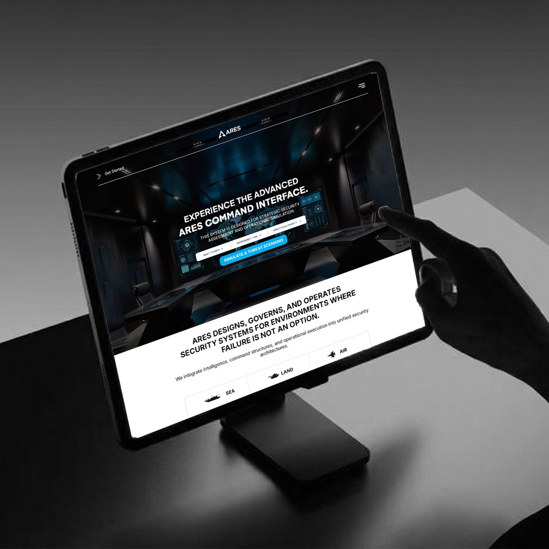 آريس سيكيوريتي - Aimstyle portfolio project