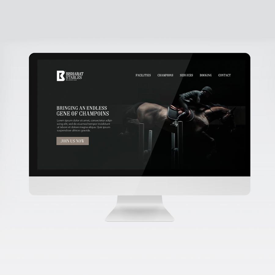 اسطبلات بشارات - Aimstyle portfolio project
